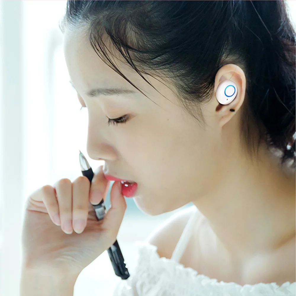 Фото K10 мини беспроводные наушники Bluetooth стерео Беспроводная гарнитура с микрофоном K10 мини беспроводные наушники Bluetooth стерео Беспроводная гарнитура с микрофоном