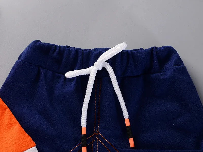 BibiCola Kids Boys Clothes Children Clothing Sets Summer Baby Boy Suit Cute letter Children's T-Shirt Denim Pants |