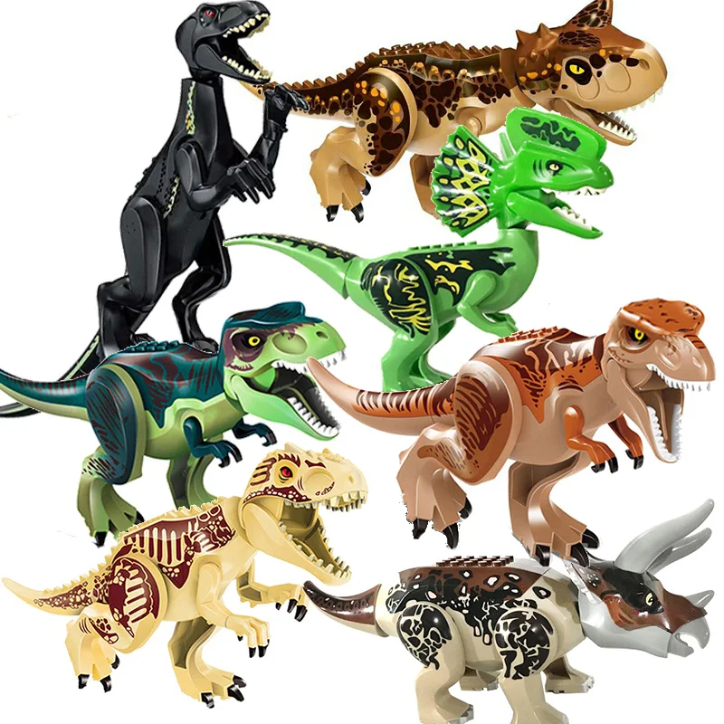 Мир Юрского периода 2 динозавры Indoraptor Carnotaurus строительные блоки кирпичи набор