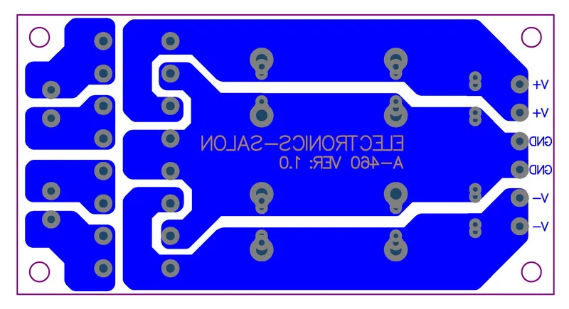 Двойной мост двойная полярность нерегулируемый источник питания PCB.|power supply pcb|pcb