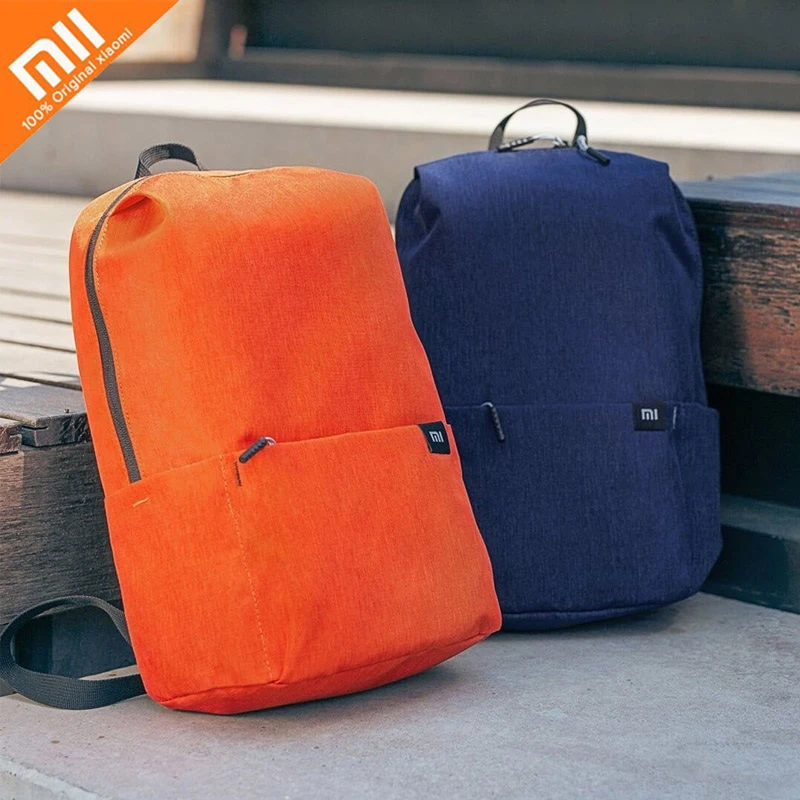 Аутентичный рюкзак Xiaomi 10L сумка для путешествий кемпинга красочные спортивные