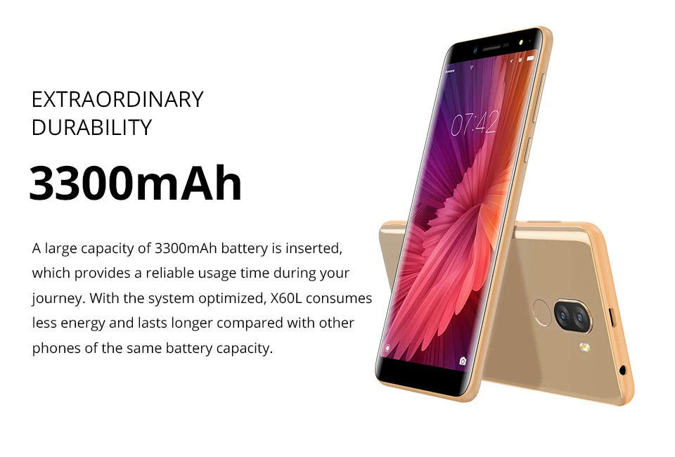 DOOGEE X60L MT6737 4 ядра мобильный телефон 5 &quot18:9 полный Экран 2 GB 16 Android 7 0 13MP двойная