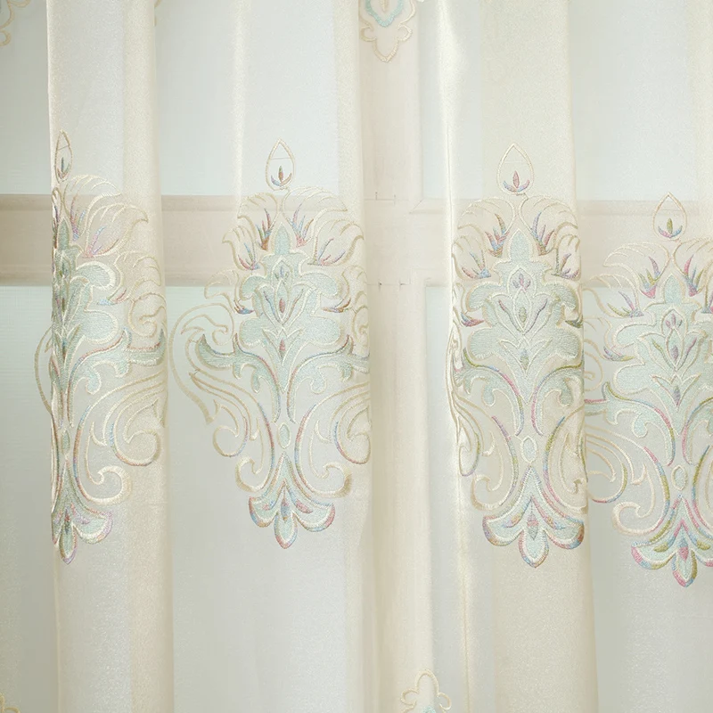 Занавески для гостиной спальни свежие простые европейские высококачественные