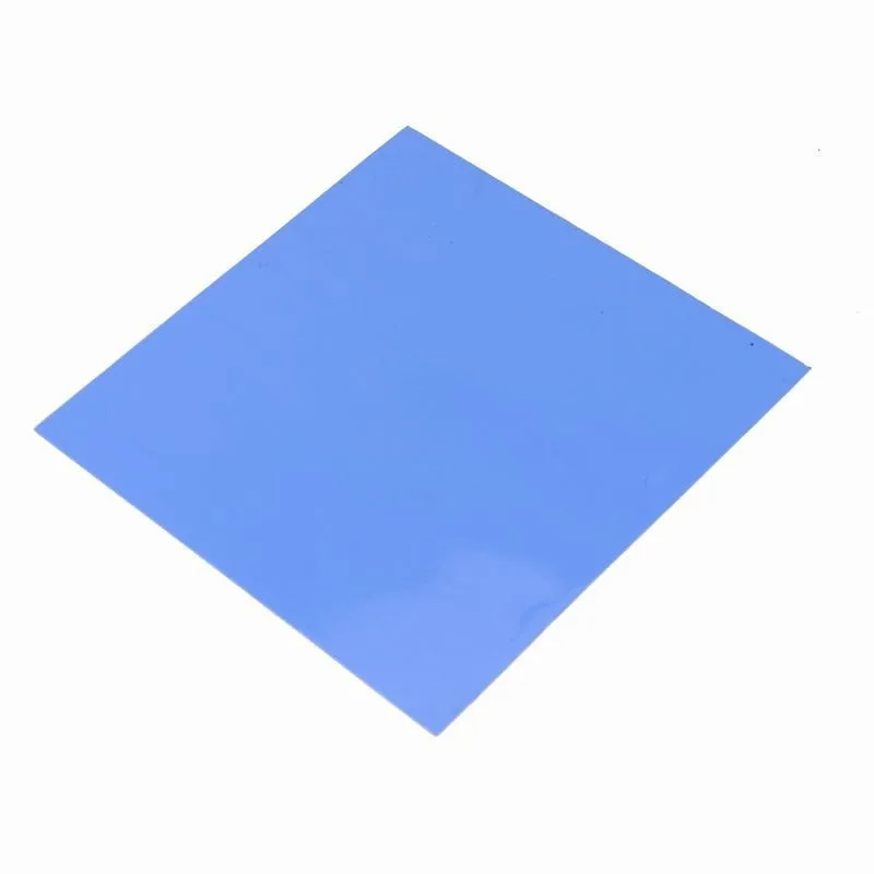 Blue 50 шт. Gdstime 100x100x5 мм синий тепловой коврик силиконовый Кондуктивный GPU процессор охлаждение, набор микросхем 5 мм ноутбук IC теплопроводные полоски Pad - Цвет лезвия: Blue