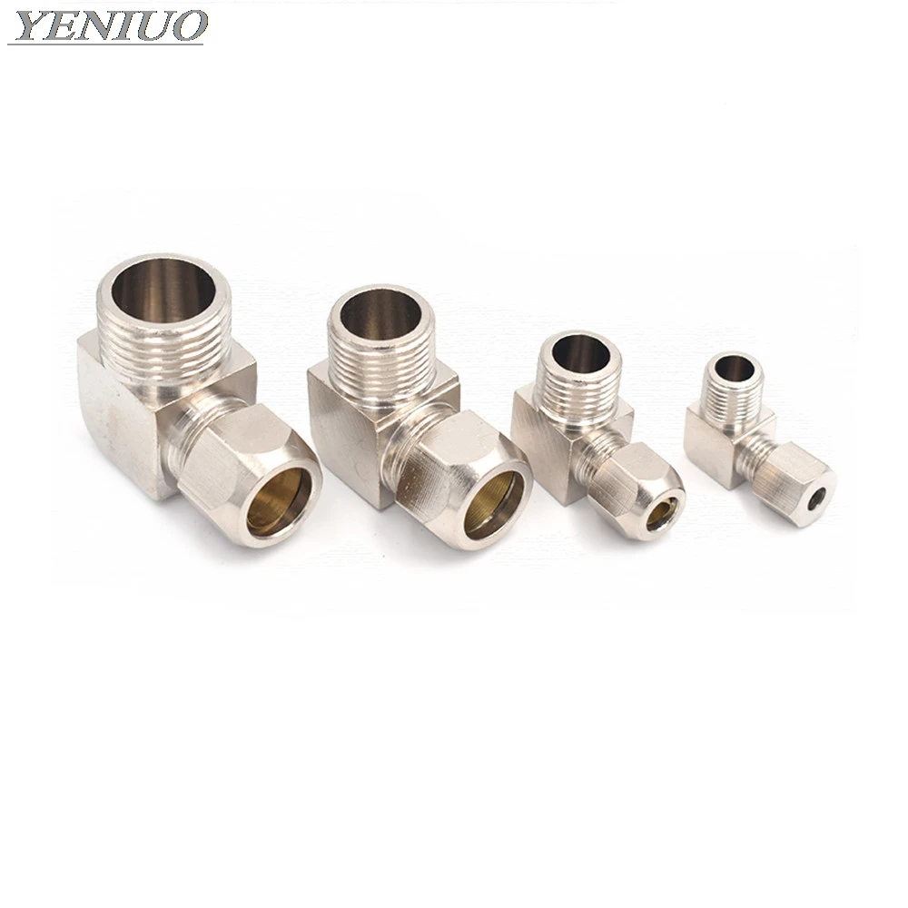 Пневматические Фитинги с наружной резьбой 1/8 &quot1/4&quot 3/8 &quotколено латунь подходит