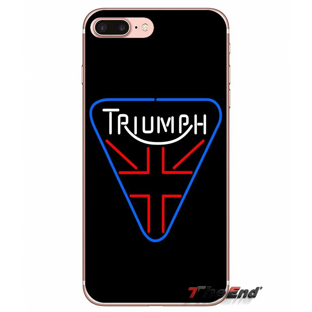 Силиконовый чехол-кошелек triumph с логотипом мотоцикла Великобритании для Huawei P Smart