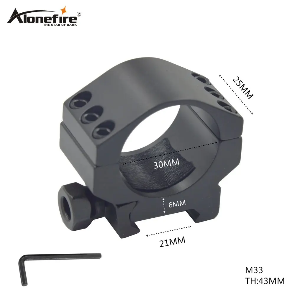 AloneFire M33 30 мм тактические охотничьи крепления 21 Экстремальный низкий профиль