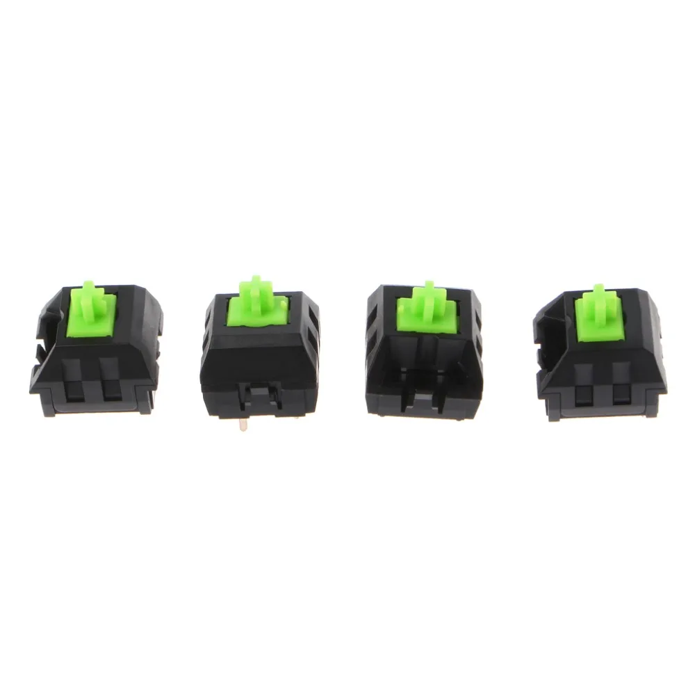 Новые 4 шт. зеленые RGB переключатели для razer blackwidow Chroma игровая механическая клавиатура горячая распродажа