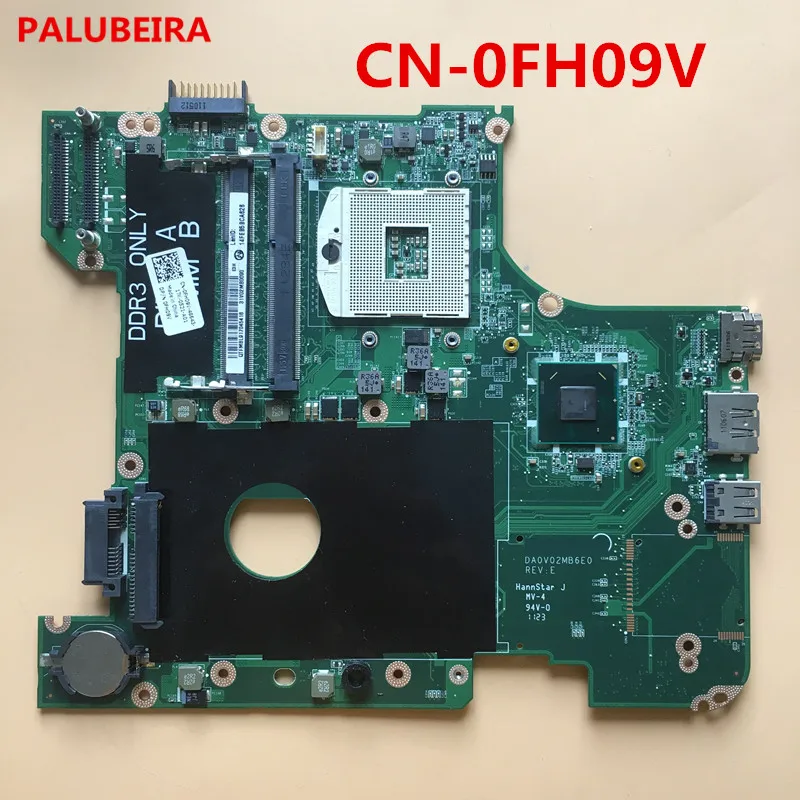 Материнская плата для ноутбука marshbeira CN 0FH09V FH09V dell Inspiron 14R N4110 DA0V02MB6E0 HM67 100%