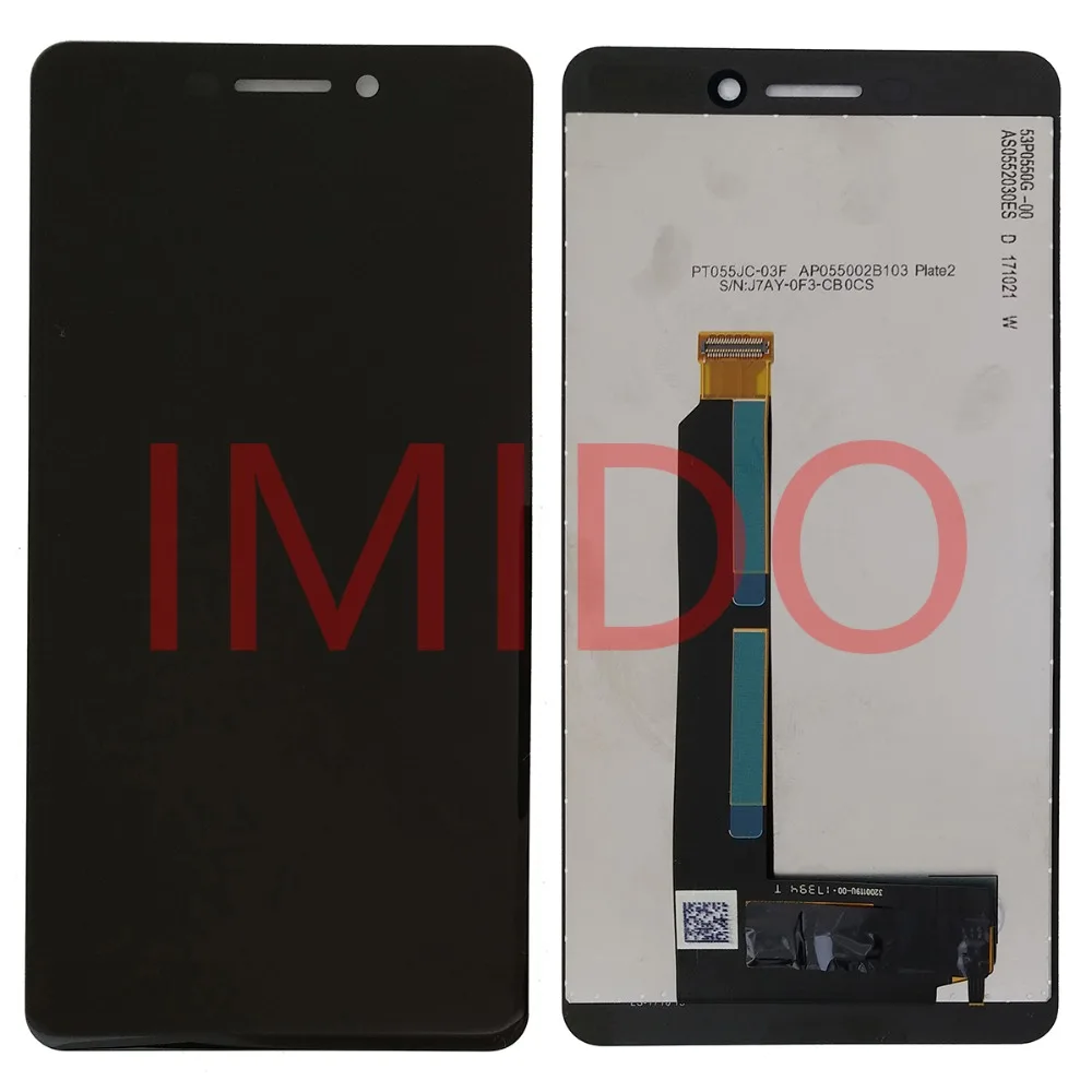 ЖК дисплей для Nokia 6 2018 1 TA 1043 1045 1050 1054 1068 + кодирующий преобразователь сенсорного