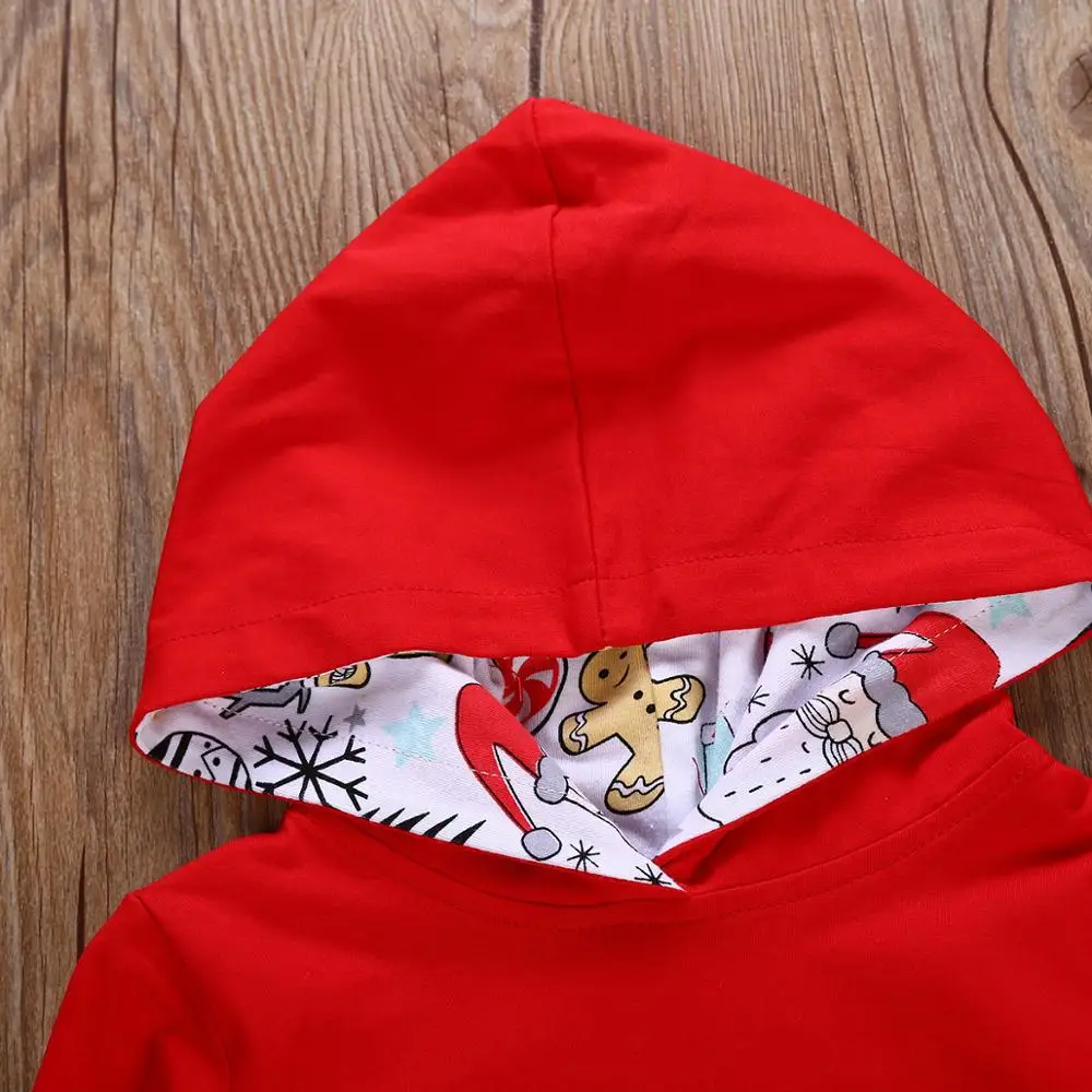 Autumn Baby Girl Clothes Christmas Cartoon Long-Sleeve Hoodie Legging Suit Boy Girls Clothing Set Children Costume Dropshipping | Детская