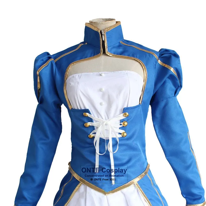 Fate / Stay Night Saber/маскарадные костюмы UBW Zero Artoria Pendragon женское боевое платье нарядный