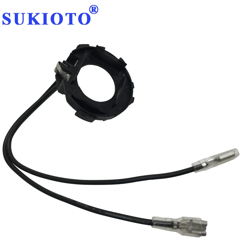 SUKIOTO 10 шт. H1 H7 светодиодный фары адаптеры основного штепселя 12V 24V авто светодиодный адаптер для Светодиодный автомобильные лампы H7 светодиодный держатель основания