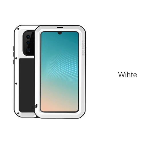 White Для huawei P30 lite чехол LOVE MEI Спорт на открытом воздухе противоударный защитный чехол для huawei P30 Pro P30 металлический водонепроницаемый чехол - Цвет: White