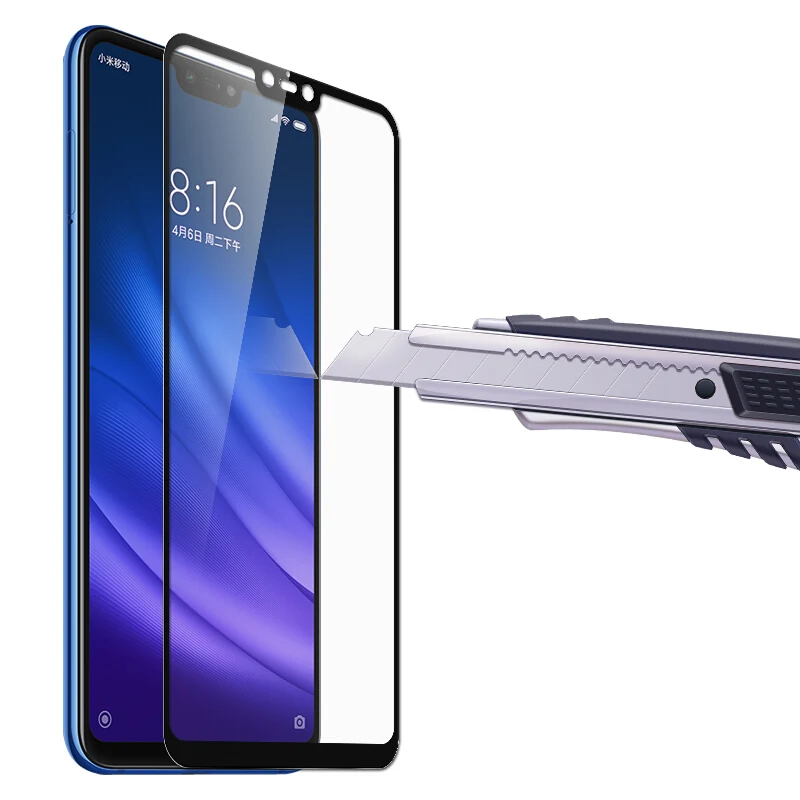 Защита экрана Mofi для Xiaomi Redmi Note 6 Pro закаленное стекло пленка с полным покрытием |