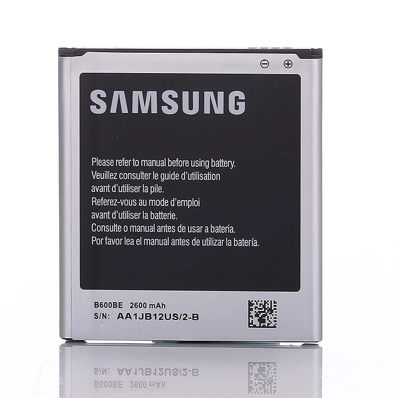 Корабль из RU наличии samsung оригинальный мобильный батареи B600BC 2600 мАч для GALAXY S4 I9500