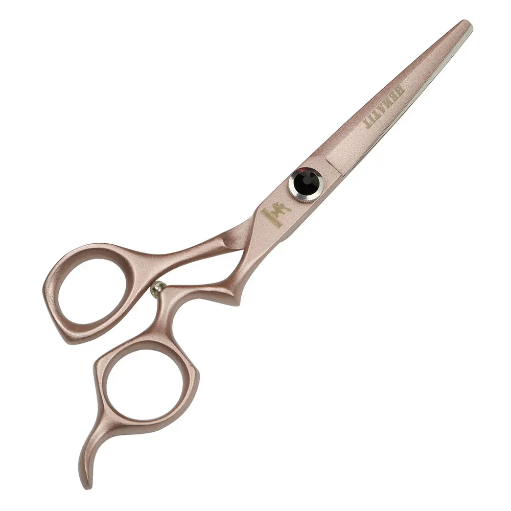 Парикмахерские ножницы 6 дюймов и 7 440C розовое золото плоские тонкие