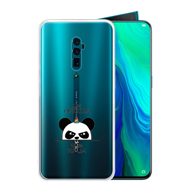 Soft Silicone Clear TPU Case for OPPO Reno 10x zoom Reno2 F 2 Z R17 R15 R11 Plus 9S R15X Ace K5 K3 K1 Cover |