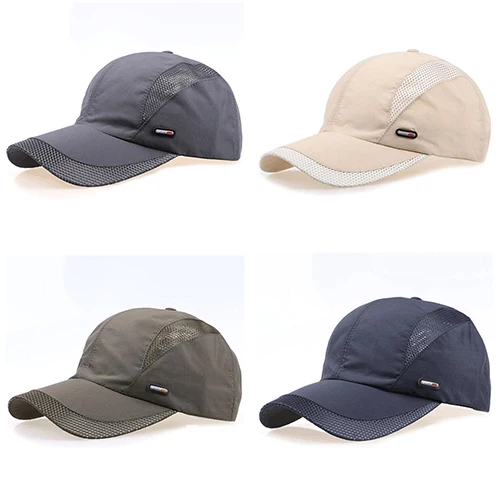Модная Повседневная сетчатая быстросохнущая Регулируемая Бейсболка
