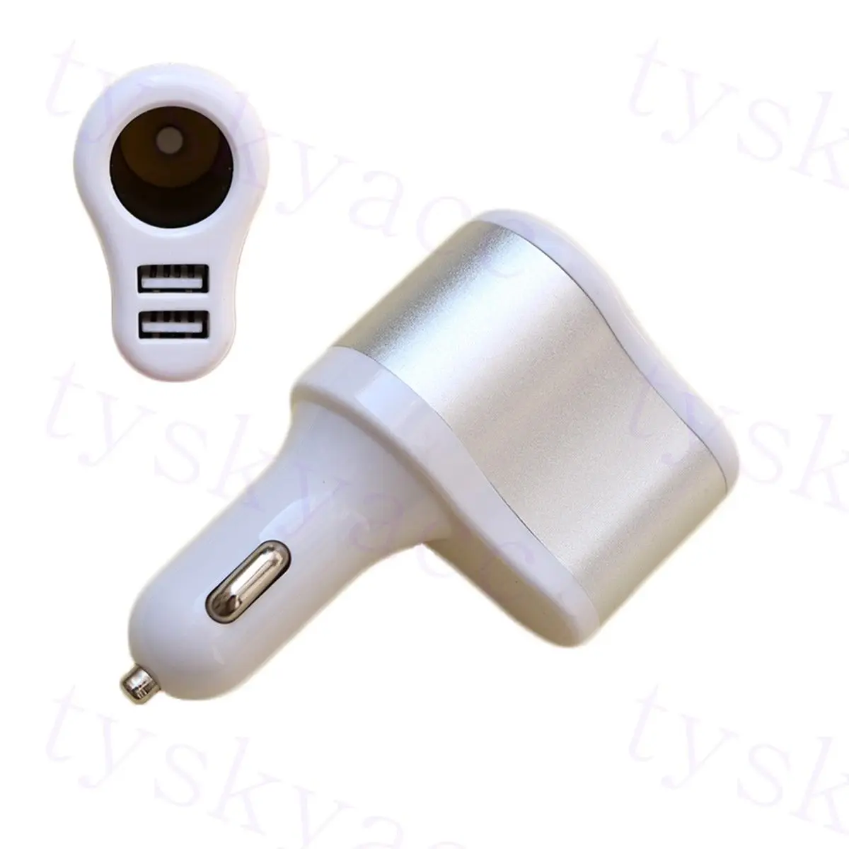 2 usb порта автомобильное быстрое зарядное устройство прикуриватель для телефона