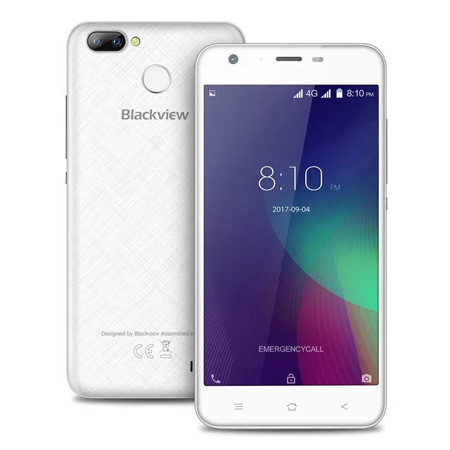 Blackview A7 Pro 4 г LTE Смартфон Android 7.0 MTK6737 ядра двойной сзади Камера 8MP + 0.3MP 5.0 &quotHD 2 ГБ 16 2500