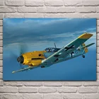 Картина bf 109 messerschmitt me 109 luftwaffe, самолёт настенные постеры, украшение для дома, гостиной, спальни KJ302