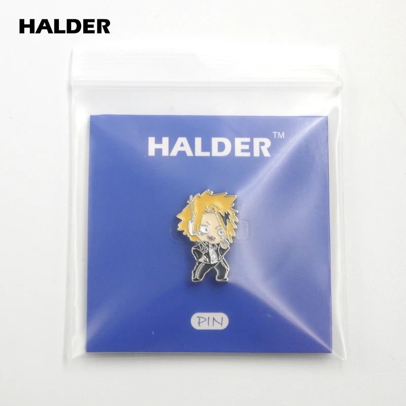 BR0051 аниме halder My Hero Academy металлические броши булавки на лацкан рюкзак ткань украшения значок ювелирные изделия аксессуары безделушки подарок