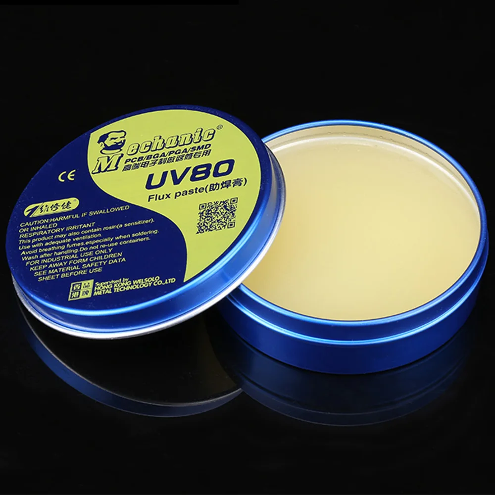 MCN-UV80 No-Очистительная паста пайка с флюсом Олово BGA припой флюс Электрический