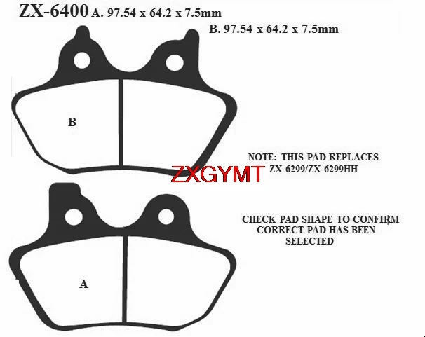 Sinter HH Brake Pad Set for HARLEY FLHR 1584 FLHR1584 Road King 2007 Front Rear 07 | Автомобили и мотоциклы