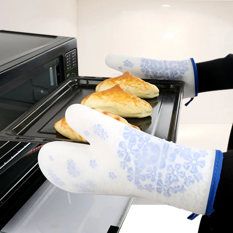 EPASUN 1 шт. перчатка для барбекю Прихватки для кухонной духовки Держатель для еды жаростойкая силиконовая барбекю Gant кухня Ovenwanten