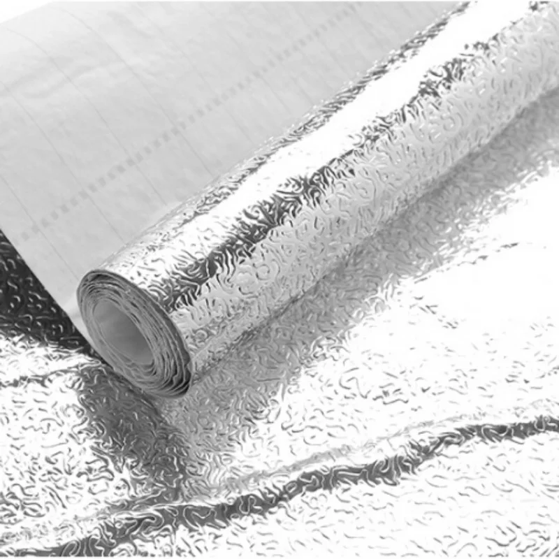 Кухня самоклеющиеся обои маслостойкий водонепроницаемый стикер алюминиевая