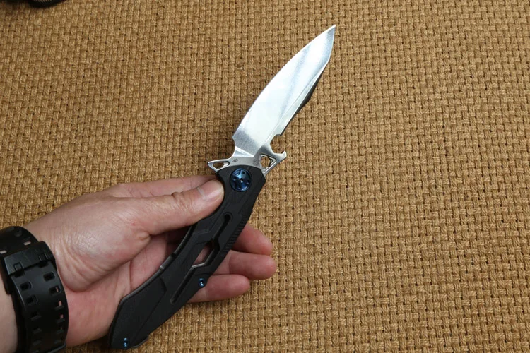 Тактический складной нож DICORIA RIKE M3 с шариковым подшипником лезвие 154 см титановая