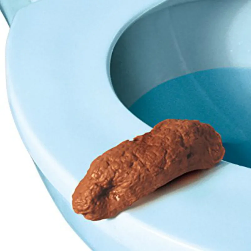 День Дурака реквизит Лофтус брутто вечерние Pooper поддельные ПУ Коричневый Цвет