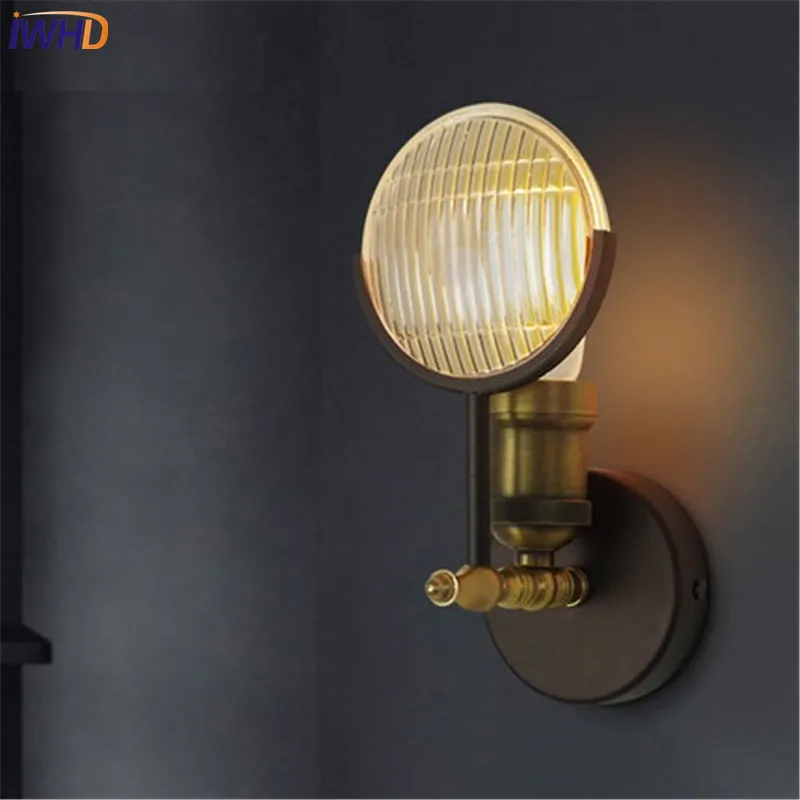 Loft Style Industrial Vintage LED Wall Light Fixtures Iron Antique Lamp Home Decor Bedside E27 Bulb Edison Sconce Lighting | Лампы и