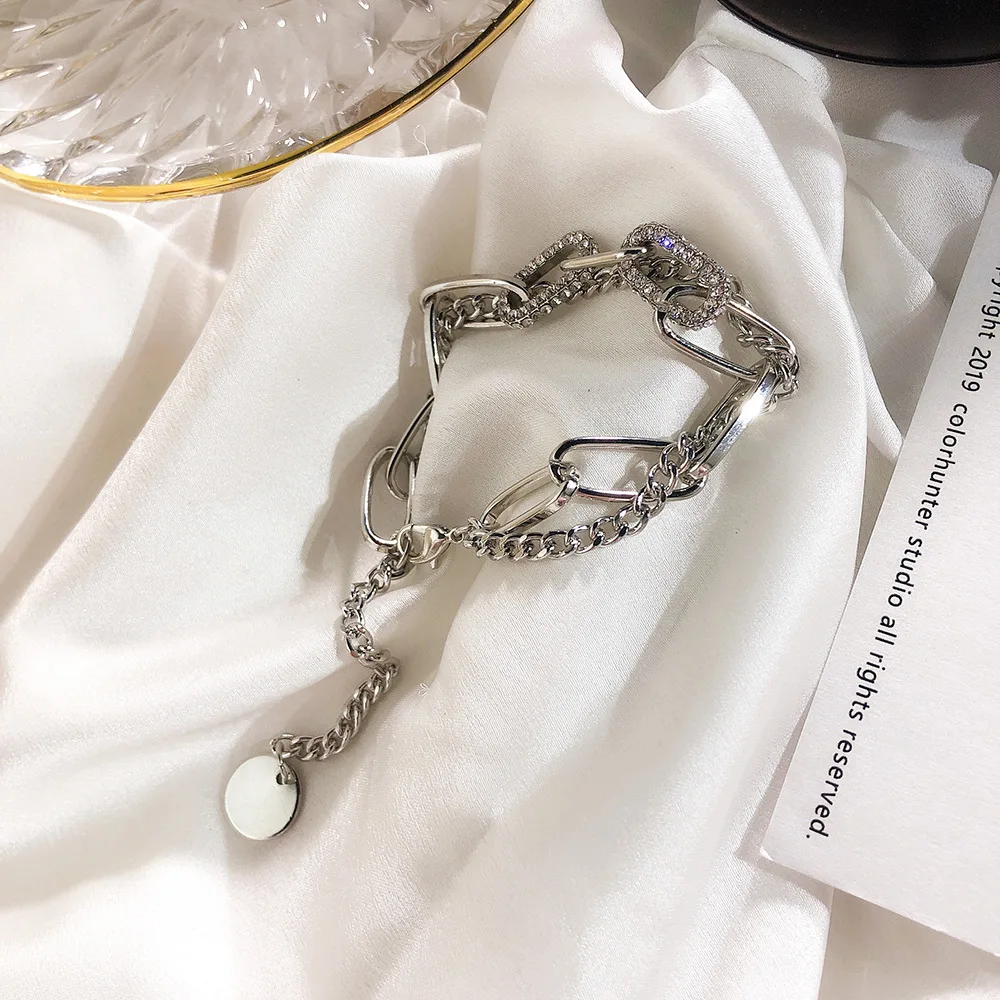 Высокая Stree цепи & браслет для женщин с украшением в виде кристаллов Шарм