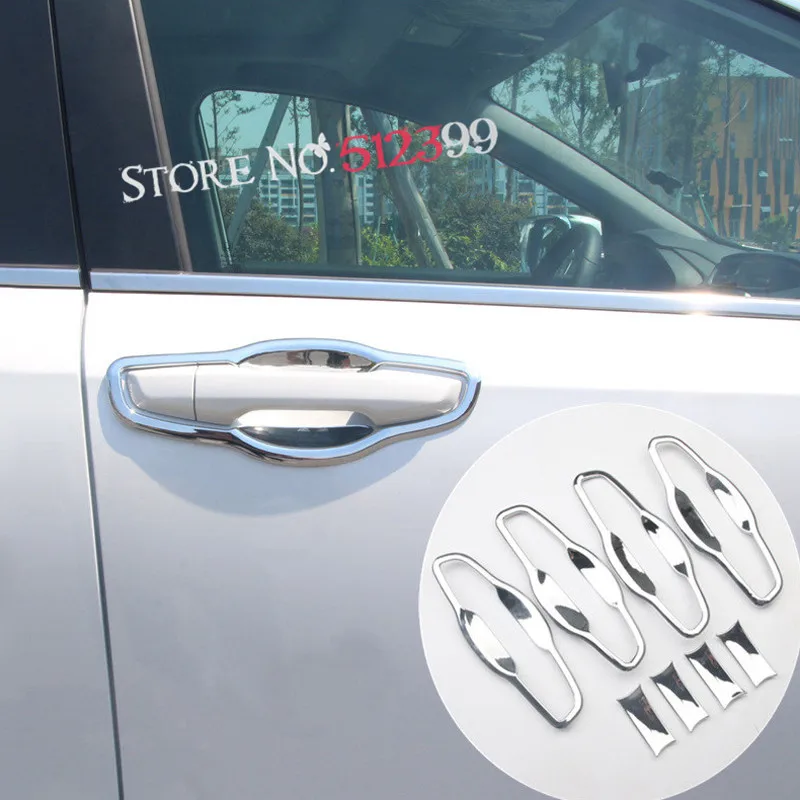 8* ABS Chrome Exterior Door Side Handel Bowl Decorative Cover Trim for Honda CRV CR-V 2017 2018 Car accessories | Автомобили и