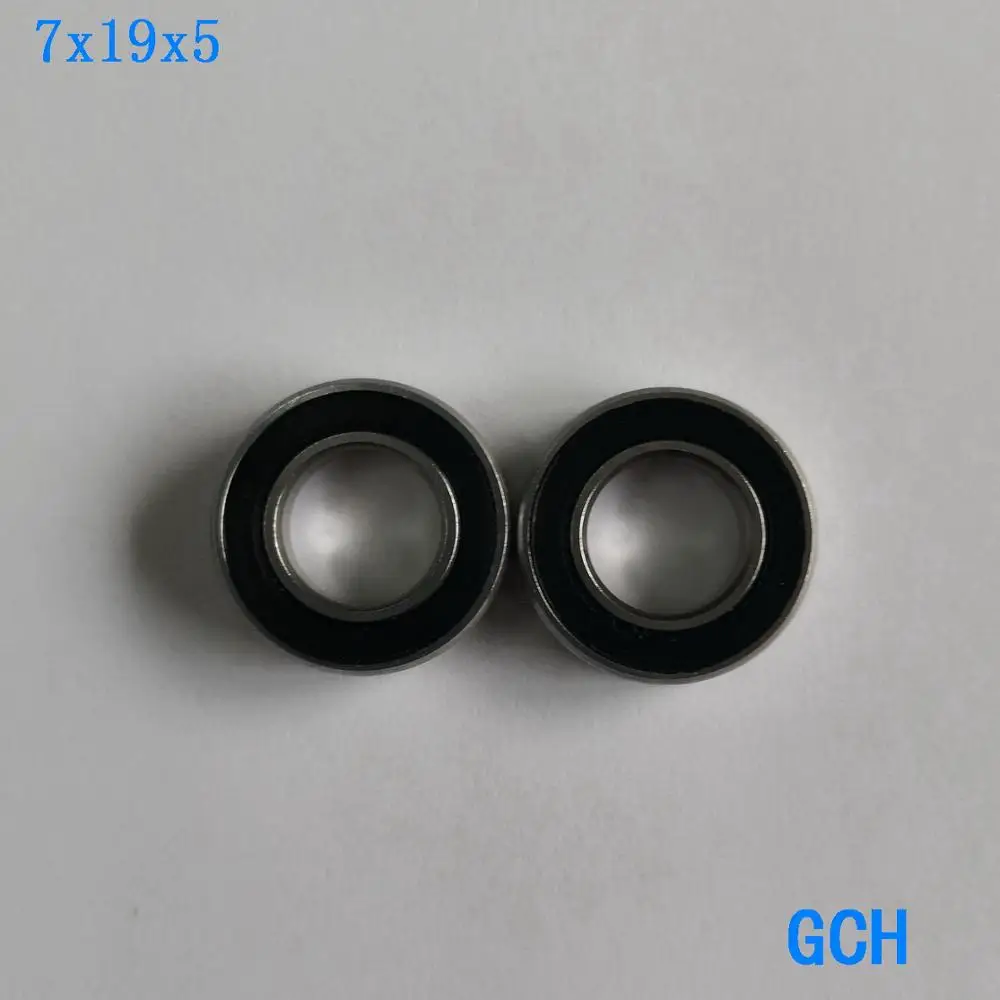 2 шт. 7X19X5mm S607/W5 2RS сертификатом от сертификационной ABEC5 Нержавеющая сталь