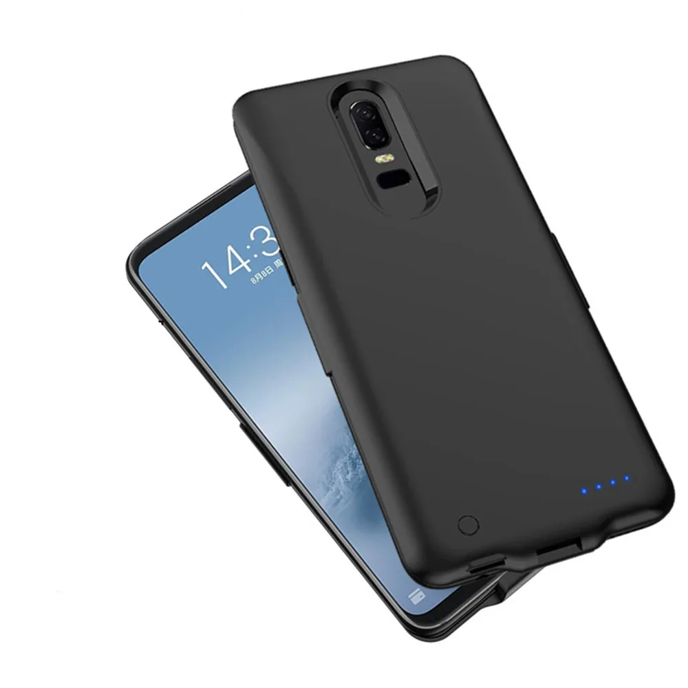 Чехол ZKFYS для зарядного устройства Oneplus 6T чехол аккумулятора 6500 мАч портативный