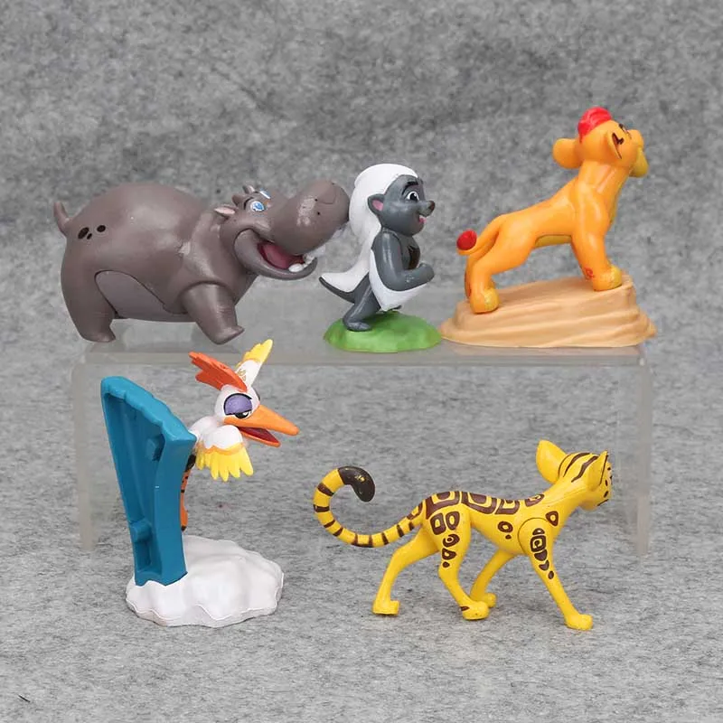 Экшн-фигурки из ПВХ Король Лев 6-9 см 5 шт./компл. Simba Mufasa Timon Pumbaa игрушки | Игрушки и