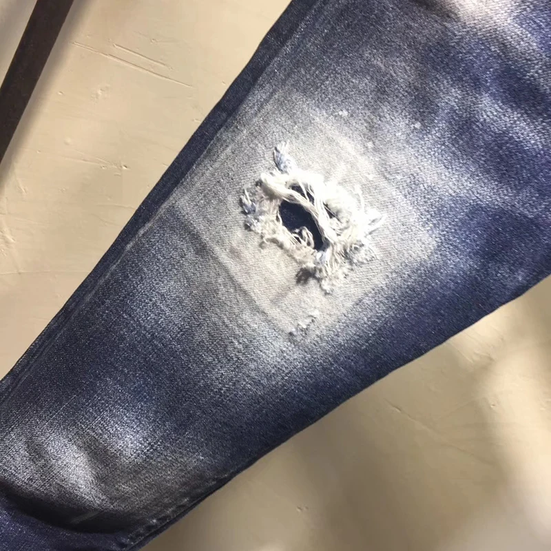 Новинка 2018 женские джинсы осенние со средней посадкой повседневные синие