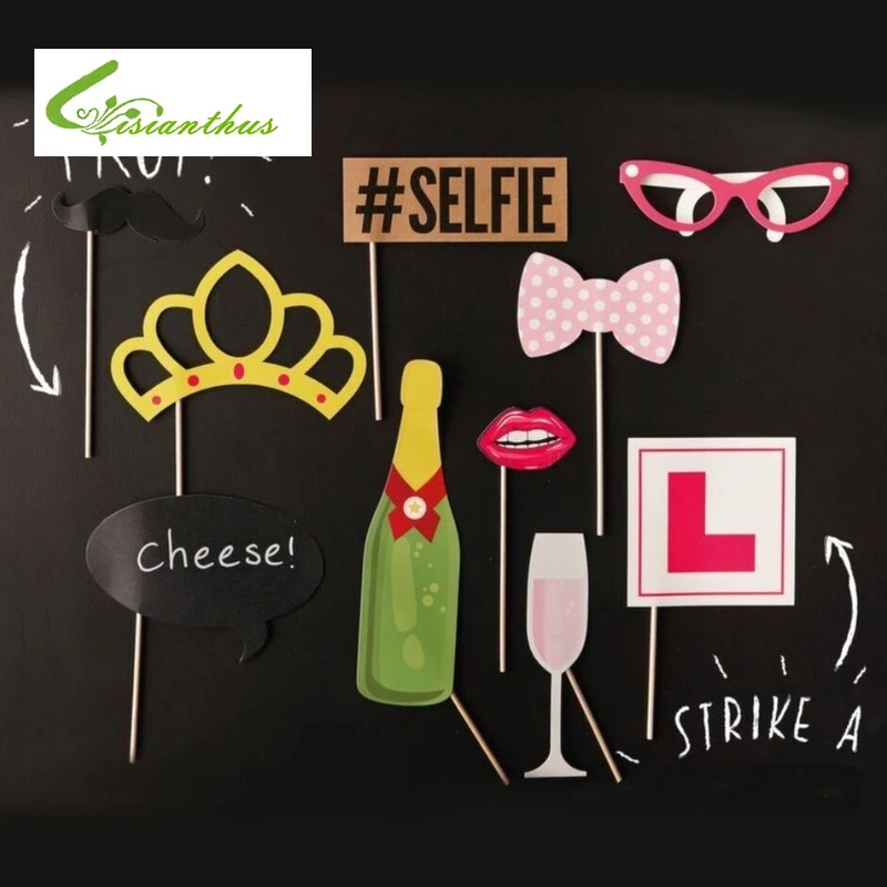 50 шт./компл. реквизит для Фотокабины королевы девичвечерние очки усов наборы