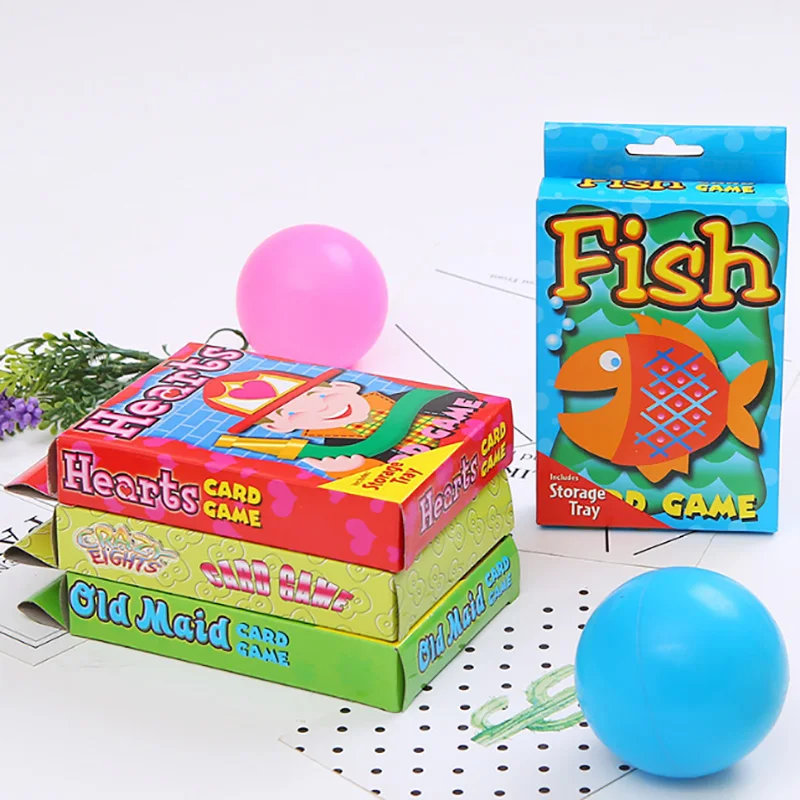 4 вида игровых карт раннего развития английская настольная игра Rlues