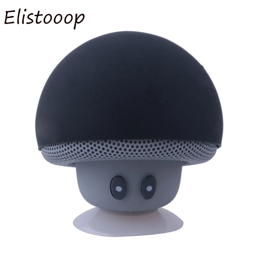 Беспроводная bluetooth колонка Elistooop в виде мультяшного гриба портативная
