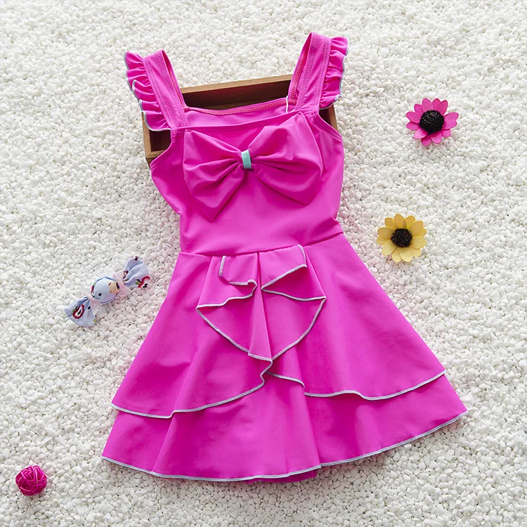 Бикини 2019 рубашка для маленьких девочек купальник цельное боди детский Пляжное