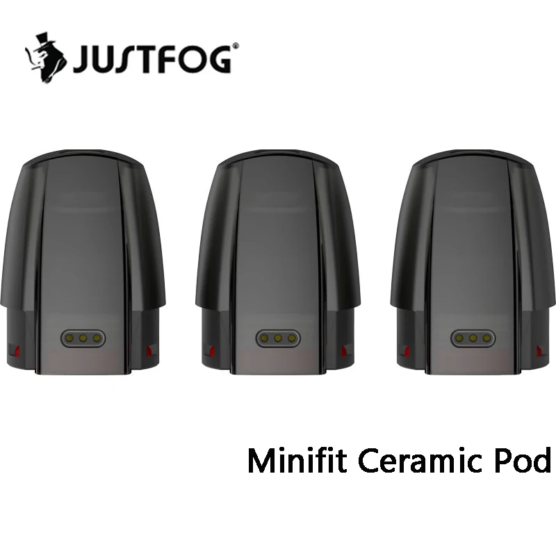 Керамический картридж Justfog Minifit 3 шт./лот 1 5 мл многоразовый с катушкой Ом для JUSTFOG