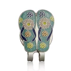 2 шт., яркие синие маркеры для мячей для гольфа посылка упаковка из 2 магнит, заколка на шляпу