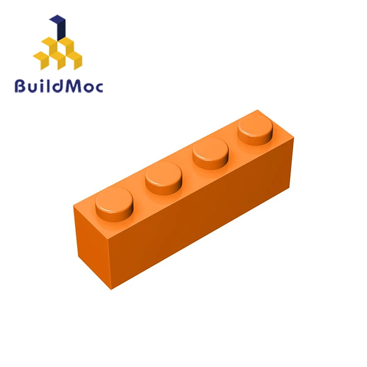 BuildMOC совместимые сборы частицы 3010 1x4 для строительных блоков детали сделай сам