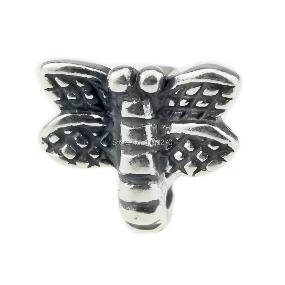 Цепочка из серебра 925 пробы с подвеской в виде стрекозы | Украшения и аксессуары