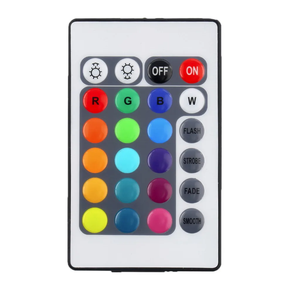 Мини 24Key ИК пульт дистанционного управления для SMD3528 SMD5050 RGB Светодиодные ленты