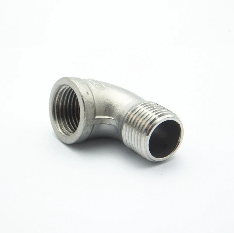 1/2 &quotBSP Женский x 1/2&quot BSP наружная резьба 90 градусов локоть 304 нержавеющая сталь